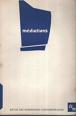 Immagine del venditore per Mdiations 2 Revue des expressions contemporaines venduto da PRISCA