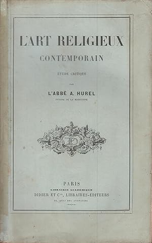 Imagen del vendedor de L'art religieux contemporain tude critique - a la venta por PRISCA