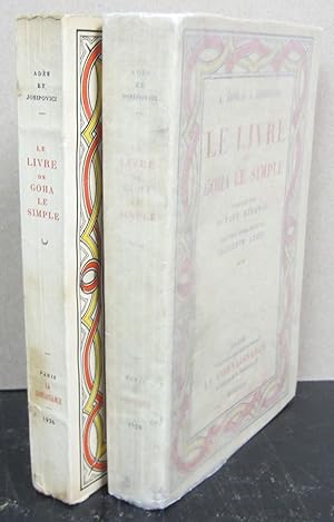 Le livre de Goha le simple.; Two volumes