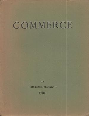 Seller image for Commerce, n XI, printemps 1927 (Exemplaire sur Alfa) for sale by PRISCA