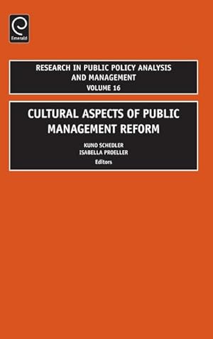 Seller image for Cultural Aspects of Public Management Reform for sale by AHA-BUCH GmbH