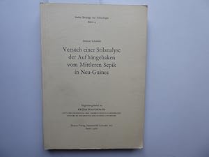 Seller image for Versuch einer Stilanalyse der Aufhngehaken vom Mittleren Sepik in Neu-Guinea. for sale by Antiquariat Heinzelmnnchen