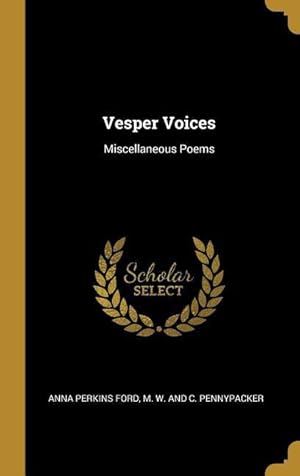 Seller image for Vesper Voices: Miscellaneous Poems for sale by moluna