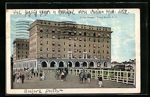 Bild des Verkufers fr Postcard Long Beach, NY, Hotel Nassau zum Verkauf von Bartko-Reher
