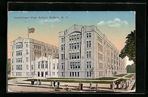 Postcard Buffalo, NY, Hutchinson High School