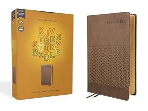 Seller image for Holy Bible : KJV, Brown, Leathersoft, Teen Study Bible, Comfort Print for sale by GreatBookPrices