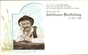 Ansichtskarte / Postkarte Wien, Jubiläums-Ausstellung 1898, Goaser-Tonl