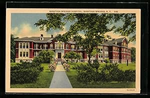 Postcard Saratoga Springs, NY, Saratoga Springs Hospital