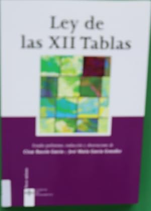 Imagen del vendedor de La ley de las XII Tablas a la venta por Librera Alonso Quijano