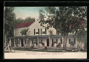 Postcard Youngsville, NY, Maple Cottage, P.L. Jacobs