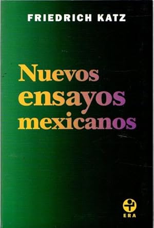 Bild des Verkufers fr Nuevos ensayos mexicanos . zum Verkauf von Librera Astarloa