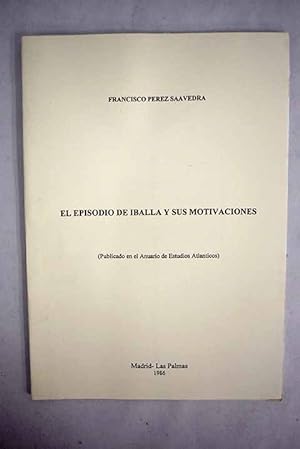 Seller image for El episodio de Iballa y sus motivaciones for sale by Alcan Libros