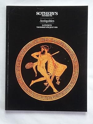 ANTIQUITIES, 6th July 1995, Sotheby's London Auction Catalogue + List of prices realised.