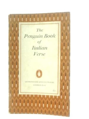 Seller image for The Penguin Book of Italian Verse for sale by World of Rare Books