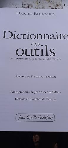 dictionnaire des outils