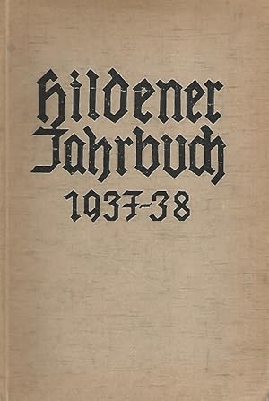 Bild des Verkufers fr Hildener Jahrbuch 1937/38. zum Verkauf von Lewitz Antiquariat