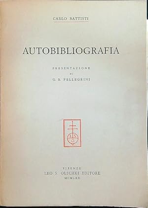 Bild des Verkufers fr Autobibliografia zum Verkauf von Librodifaccia