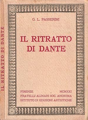 Bild des Verkufers fr Il ritratto di Dante zum Verkauf von Biblioteca di Babele