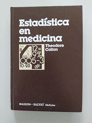 Bild des Verkufers fr Estadstica en medicina. zum Verkauf von TraperaDeKlaus