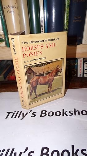 Immagine del venditore per The observer's book of horses and ponies venduto da Tilly's Bookshop