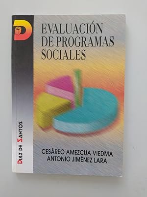 Imagen del vendedor de Evaluacin de programas sociales. a la venta por TraperaDeKlaus