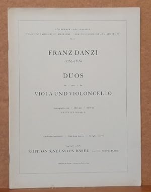 Bild des Verkufers fr Duos fr Viola und Violoncello (Hg. Fritz Kneusslin) zum Verkauf von ANTIQUARIAT H. EPPLER