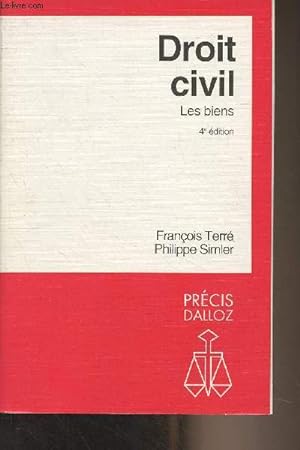 Bild des Verkufers fr Droit civil, Les biens - 4e dition zum Verkauf von Le-Livre