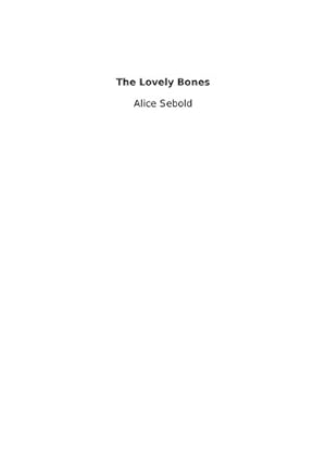 Bild des Verkufers fr The Lovely Bones zum Verkauf von Giant Giant