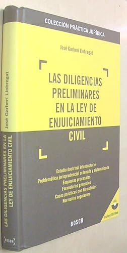Image du vendeur pour Las diligencias preliminares en la Ley de enjuiciamiento civil + CD mis en vente par Librera La Candela