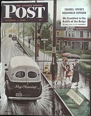 Saturday Evening Post October 2, 1948 Stevan Dohanos FRONT COVER ONLY
