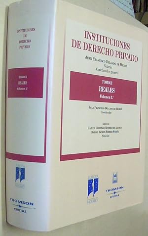 Immagine del venditore per Instituciones de derecho privado. Tomo II. Volumen 3: Reales venduto da Librera La Candela