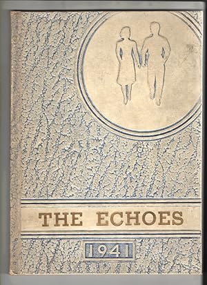 The Echoes of 1941 High School Yearbook for Boswell Indiana