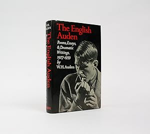 Bild des Verkufers fr THE ENGLISH AUDEN: Poems, Essays, and Dramatic Writings, 1927-1939. zum Verkauf von LUCIUS BOOKS (ABA, ILAB, PBFA)
