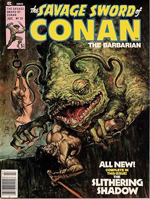 Image du vendeur pour Savage Sword of Conan No. 20 mis en vente par Kenneth Mallory Bookseller ABAA