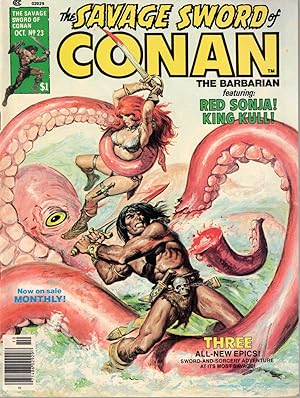 Image du vendeur pour Savage Sword of Conan No. 23 mis en vente par Kenneth Mallory Bookseller ABAA