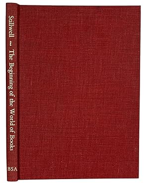 Image du vendeur pour BEGINNING OF THE WORLD OF BOOKS, 1450 TO 1470: A CHRONOLOGICAL SURVEY OF THE TEXTS CHOSEN FOR PRINTING DURING THE FIRST TWENTY YEARS OF THE PRINTING ART.|THE mis en vente par Resource for Art and Music Books 