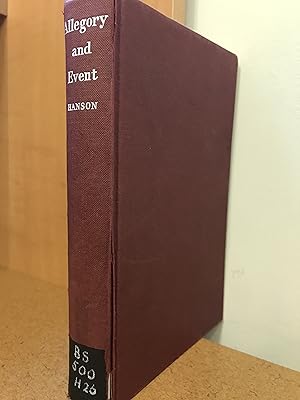 Immagine del venditore per Allegory and Event, a study of the sources and significance of Origen's interpretation of scripture venduto da Regent College Bookstore