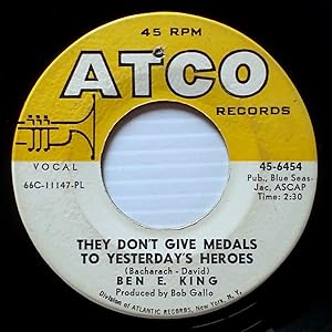 Seller image for What Is Soul? / They Don't Give Medals To Yesterday's Heroes [7" 45 rpm Single] for sale by Kayleighbug Books, IOBA