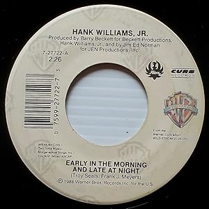 Image du vendeur pour Early In The Morning And Late At Night / I'm Just A Man [7" 45 rpm Single] mis en vente par Kayleighbug Books, IOBA