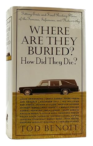 Seller image for WHERE ARE THEY BURIED? How Did They Die? : FITTING ENDS and FINAL RESTING PLACES of the FAMOUS, INFAMOUS and NOTEWORTHY for sale by Rare Book Cellar