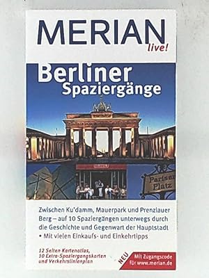Bild des Verkufers fr MERIAN live! Reisefhrer: Berliner Spaziergnge zum Verkauf von Leserstrahl  (Preise inkl. MwSt.)