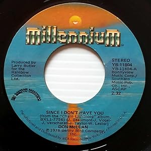 Imagen del vendedor de Since I Don't Have You / Your Cheating Heart [7" 45 rpm Single] a la venta por Kayleighbug Books, IOBA