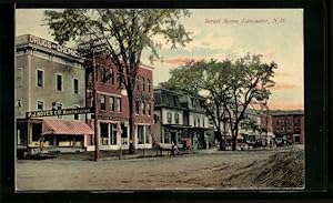 Postcard Lancaster, NH, Street Scene