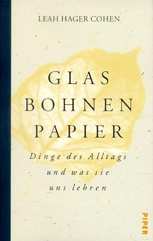 Seller image for Glas, Bohnen, Papier for sale by Gabis Bcherlager