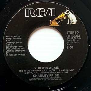 Seller image for You Win Again / There's A Little Bit of Hank in Me [7" 45 rpm Single] for sale by Kayleighbug Books, IOBA