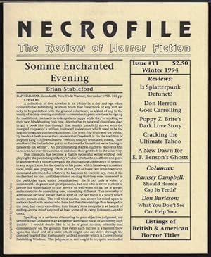 Bild des Verkufers fr NECROFILE; The Review of Horror Fiction: No. 11, Winter 1994 zum Verkauf von Books from the Crypt