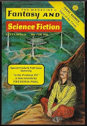 Seller image for The Magazine of FANTASY AND SCIENCE FICTION (F&SF): September, Sept. 1973 ("Cage a Man") for sale by Books from the Crypt