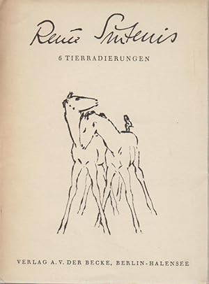 Bild des Verkufers fr Tier-Radierungen : 6 Postkarten im Umschlag / Rene Sintenis zum Verkauf von Bcher bei den 7 Bergen