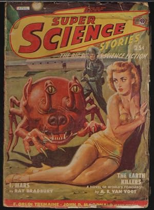 Immagine del venditore per SUPER SCIENCE Stories: April, Apr. 1949 venduto da Books from the Crypt