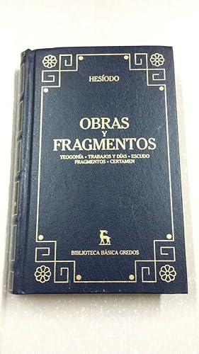 Seller image for Obras y fragmentos for sale by SoferBooks